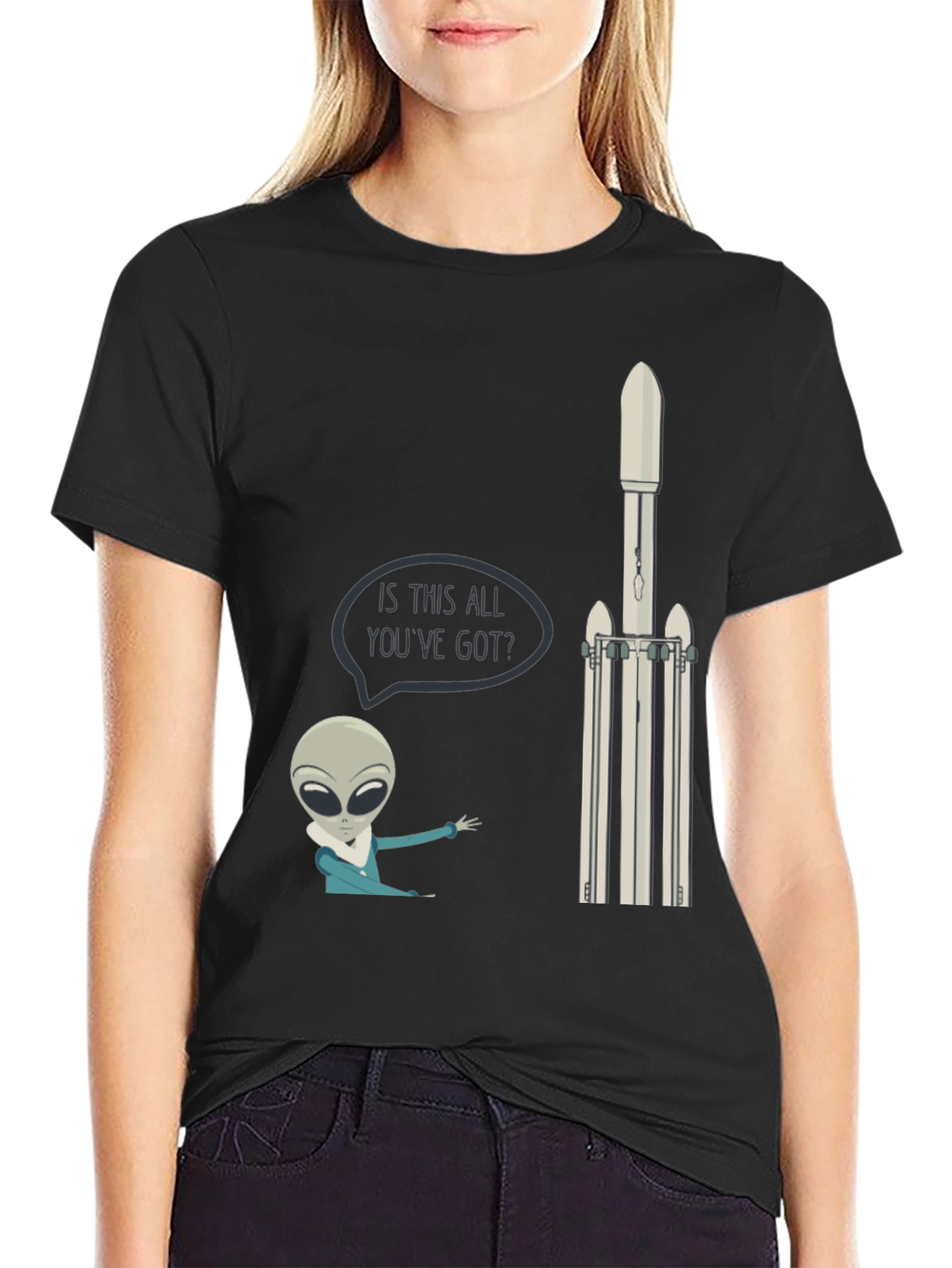 Alien vs. Rocket T-Shirt - Is This All Youve Got?