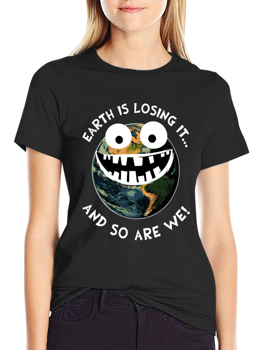 Earth is Losing It Graphic T-Shirt
