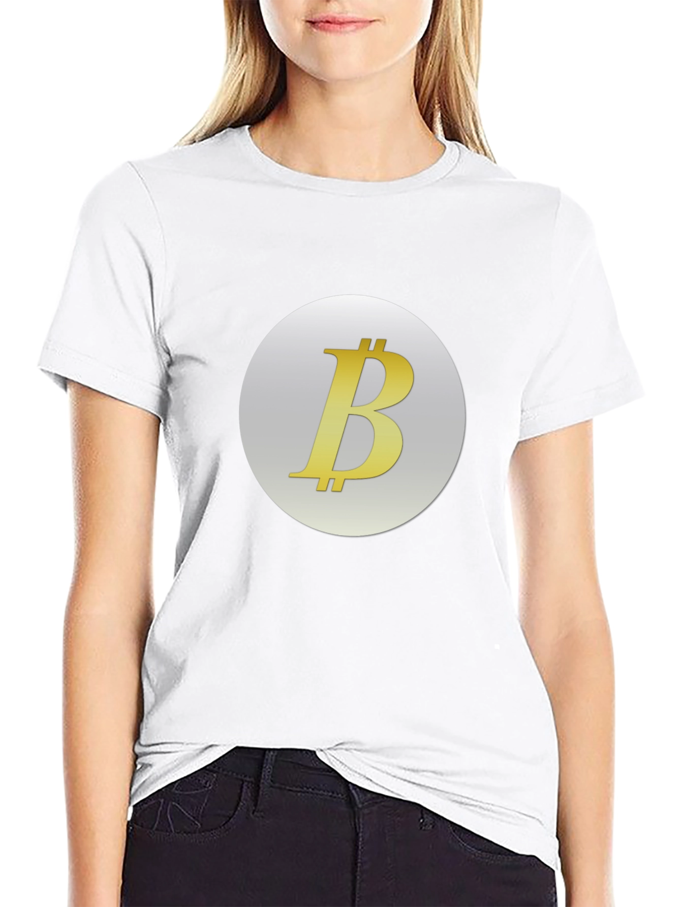 Bitcoin Logo T-Shirt - Casual Crypto Fashion
