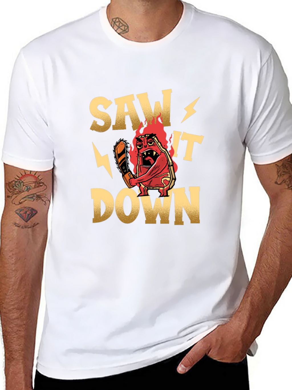 Saw It Down Graphic T-Shirt