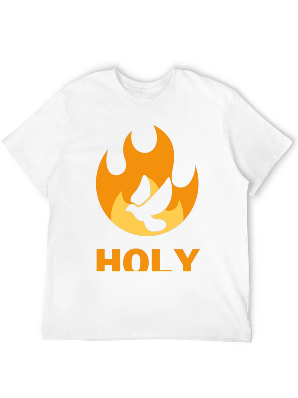 Holy Spirit Dove Flame Graphic T-Shirt