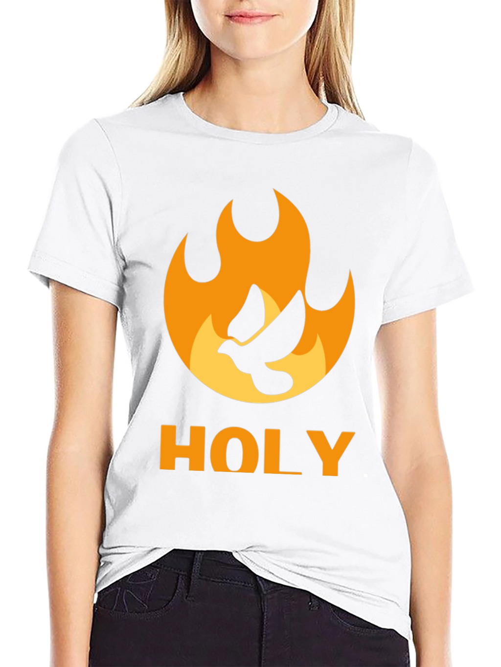 Holy Spirit Dove Flame Graphic T-Shirt