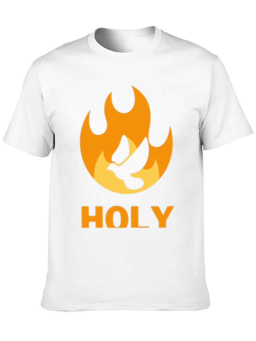Holy Spirit Dove Flame Graphic T-Shirt