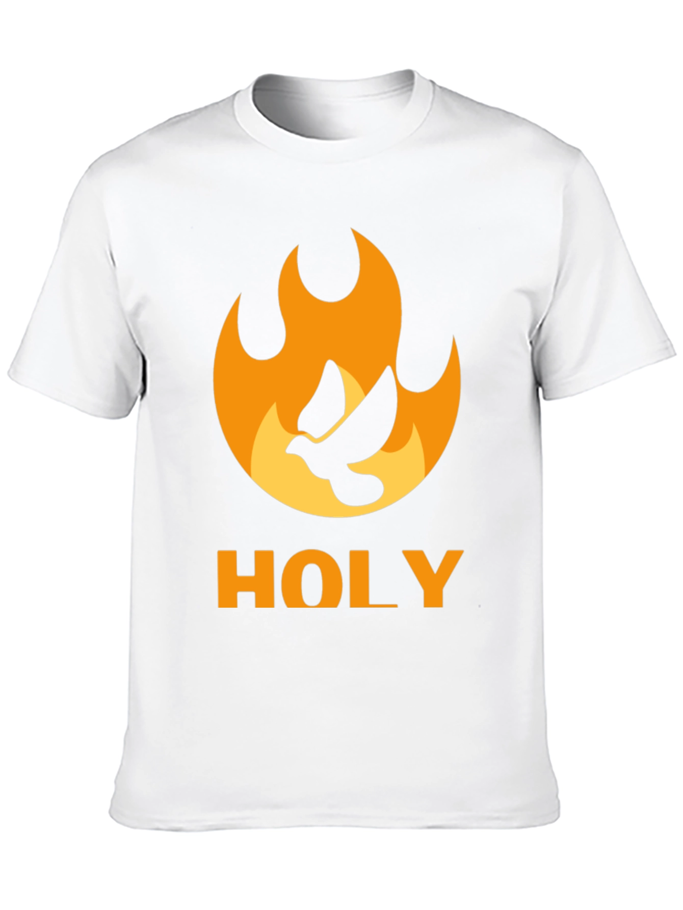 Holy Spirit Dove Flame Graphic T-Shirt