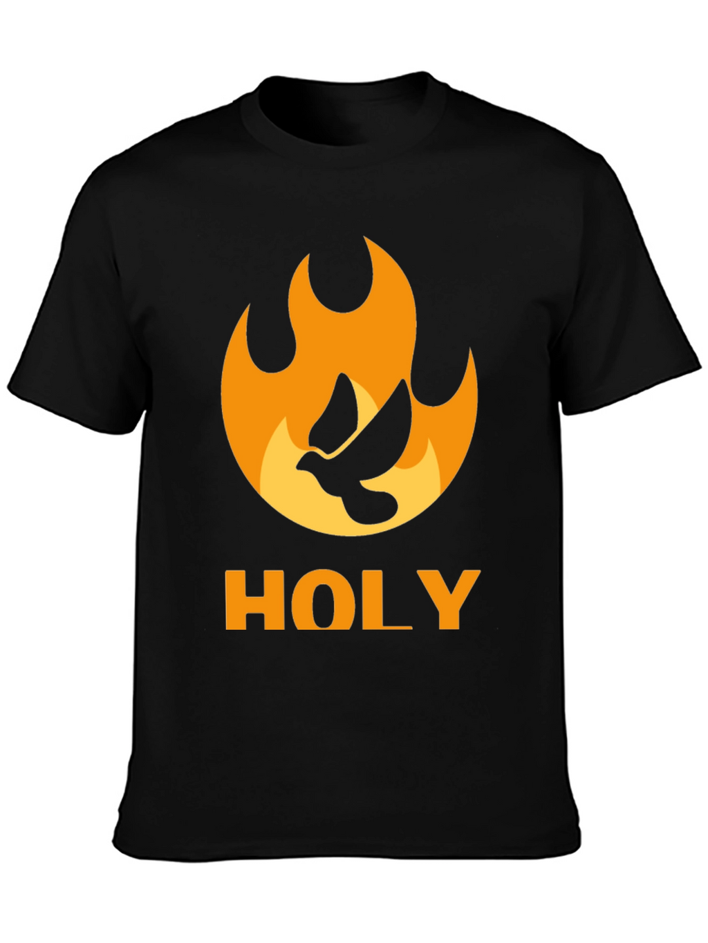 Holy Spirit Dove Flame Graphic T-Shirt