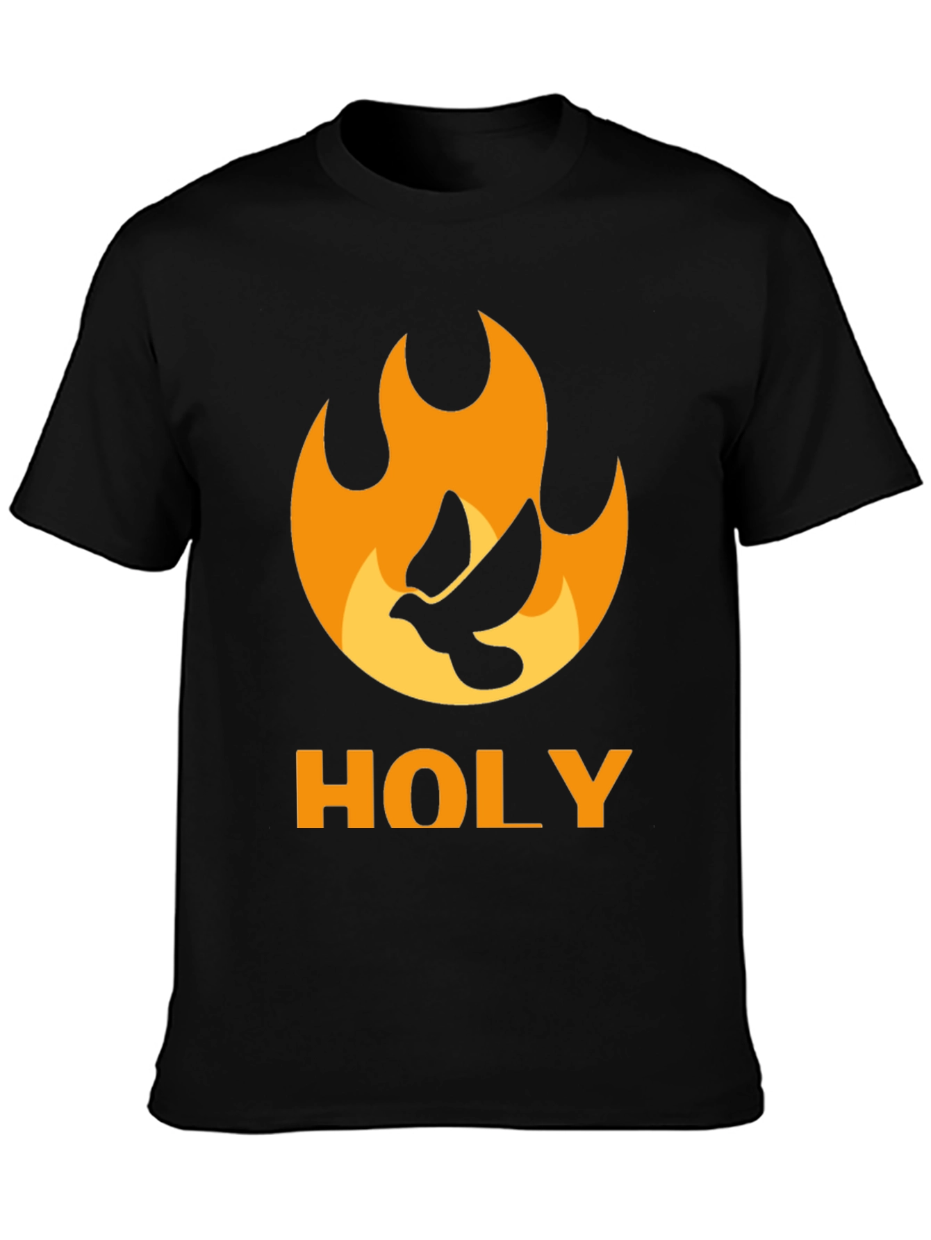 Holy Spirit Dove Flame Graphic T-Shirt