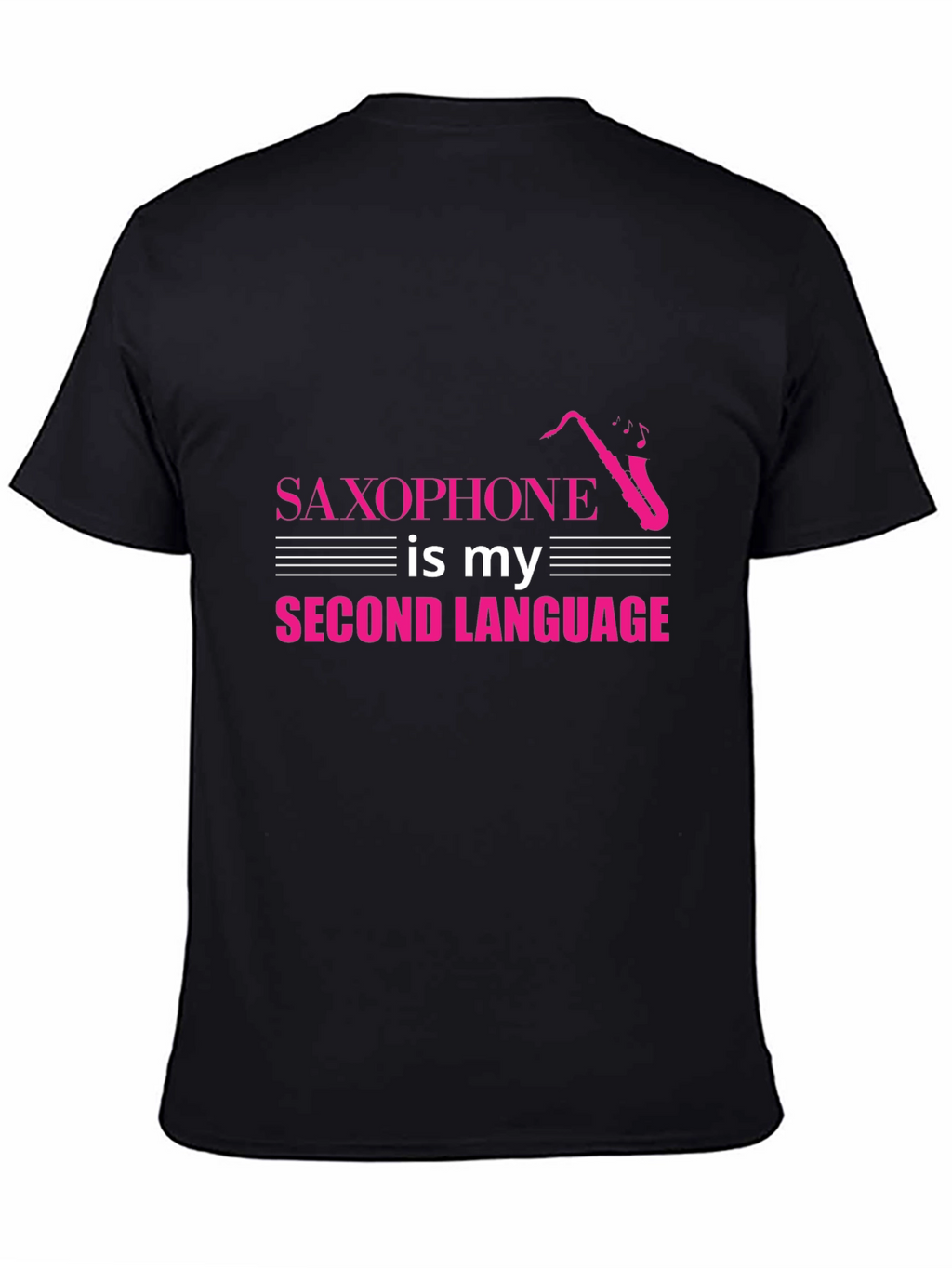 Saxophone Second Language T-Shirt - Musician Tee