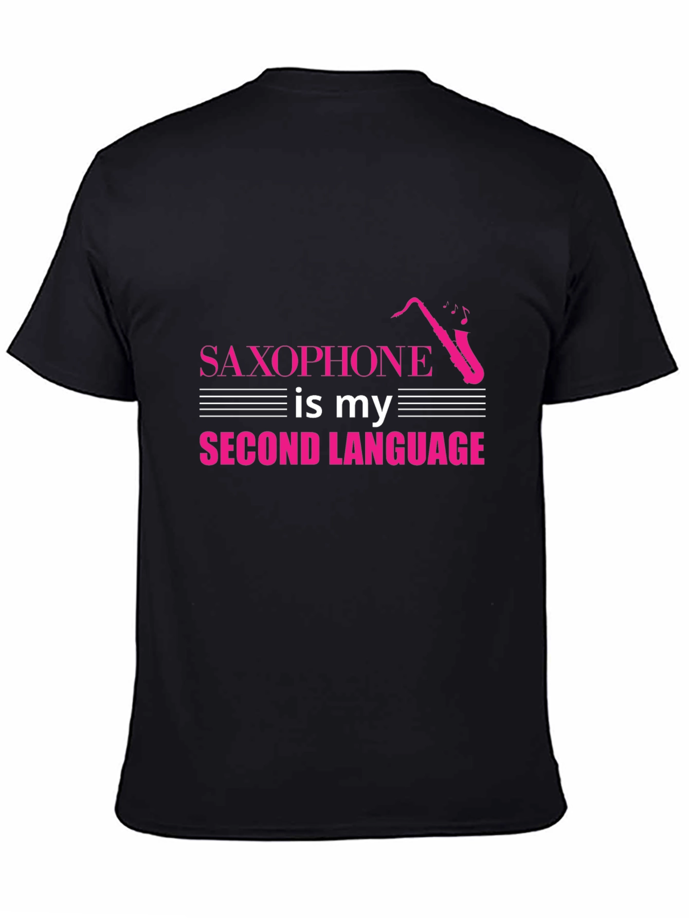 Saxophone Second Language T-Shirt - Musician Tee