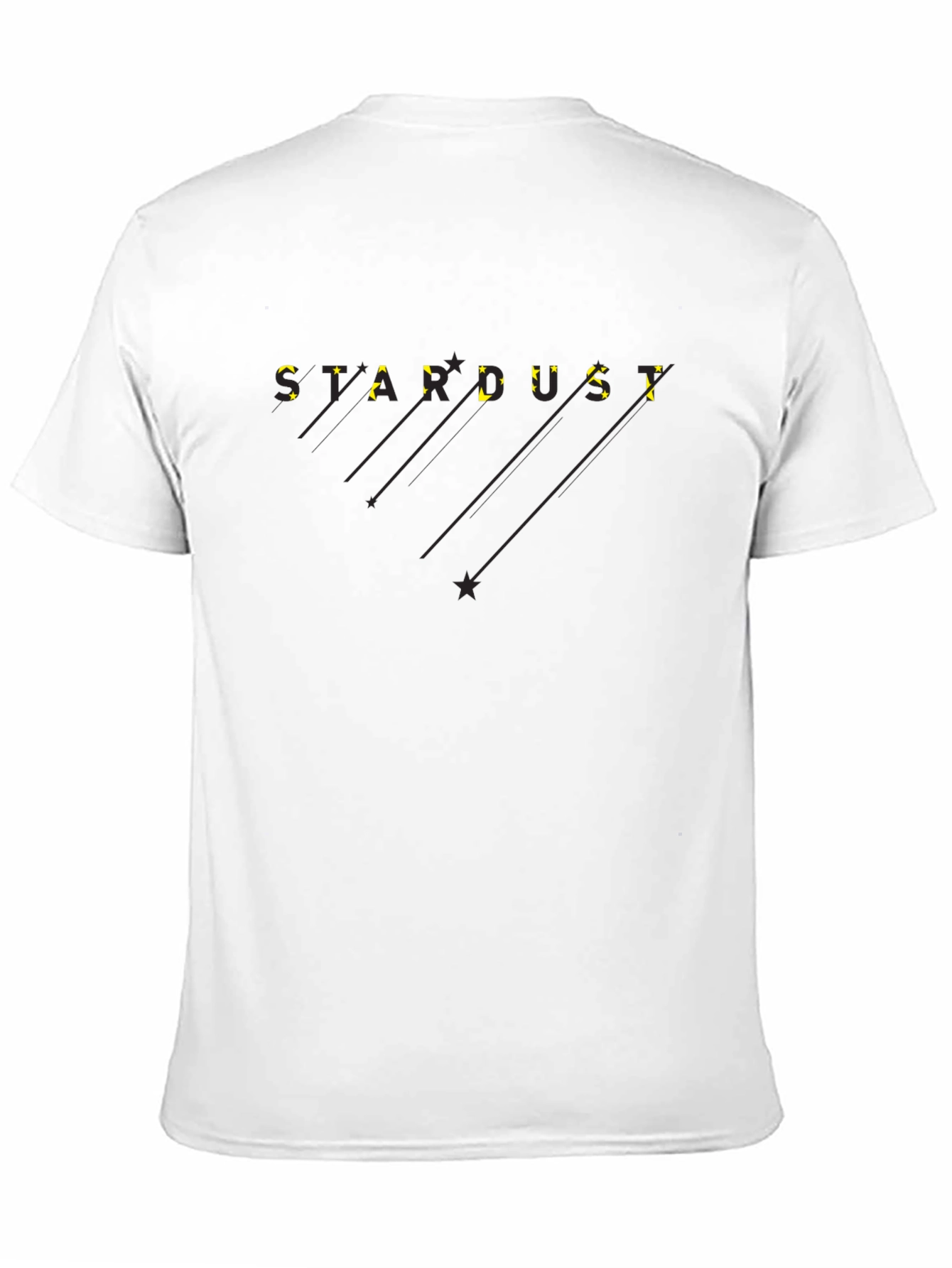 Stardust Graphic Tee - Modern Black T-Shirt