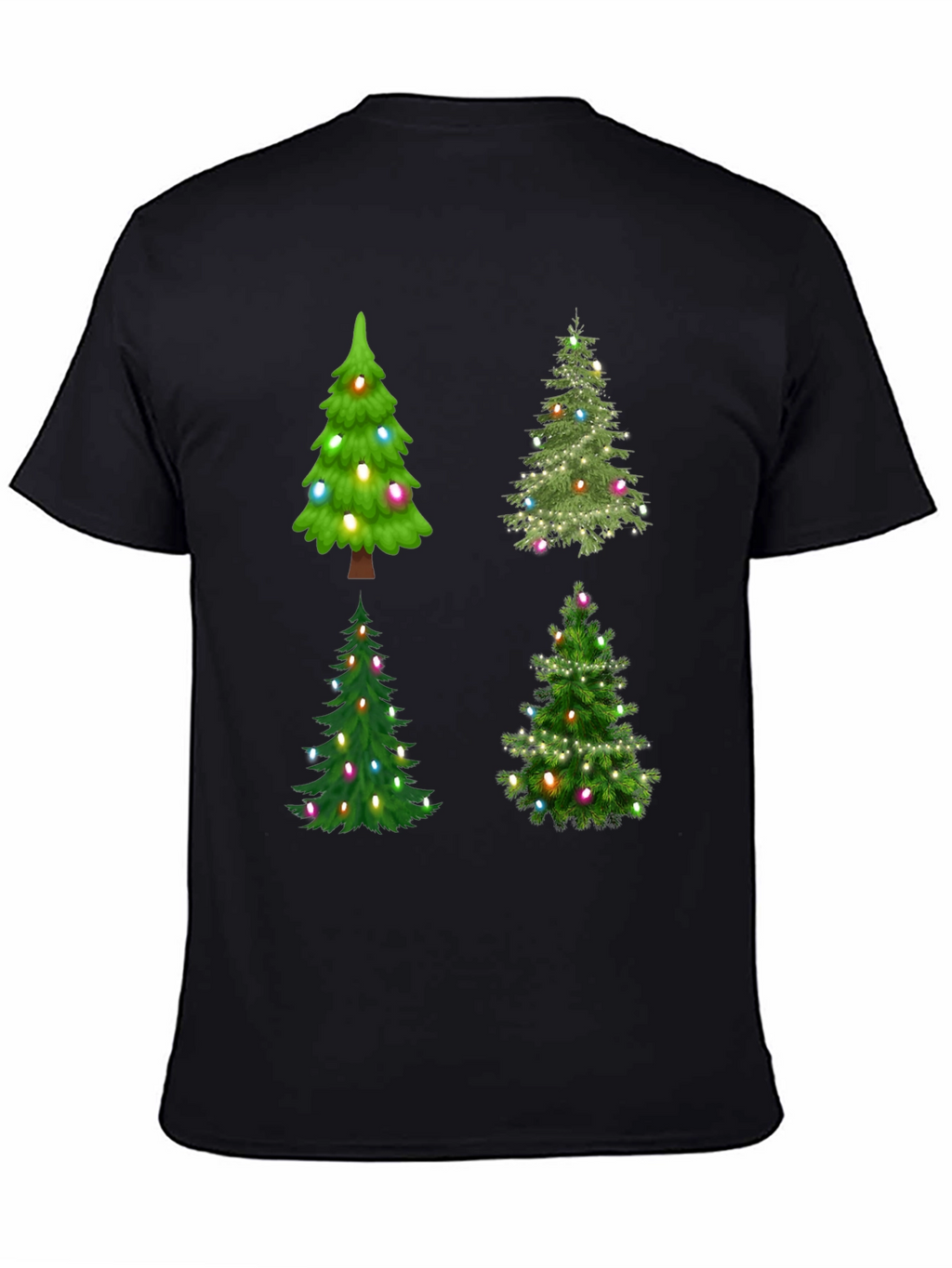 Christmas Trees T-Shirt Festive Holiday Tee
