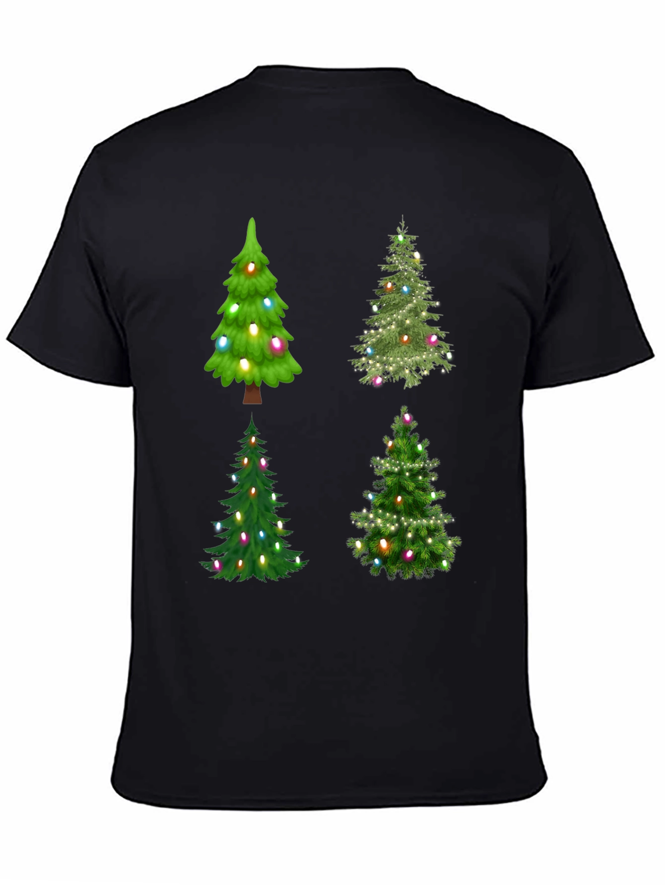 Christmas Trees T-Shirt Festive Holiday Tee