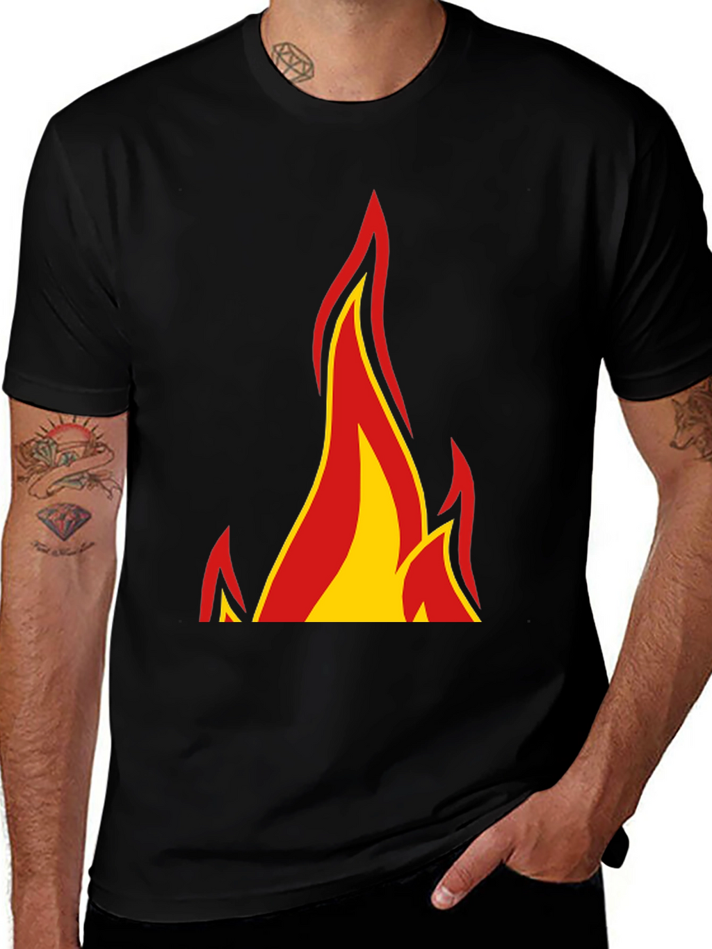 Flaming Hot Graphic Tee - Bold Style!