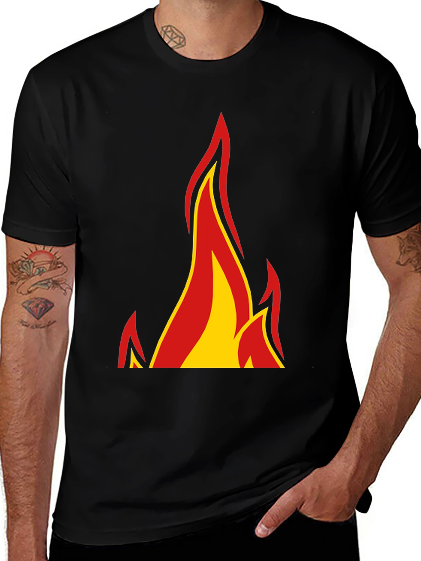 Flaming Hot Graphic Tee - Bold Style!
