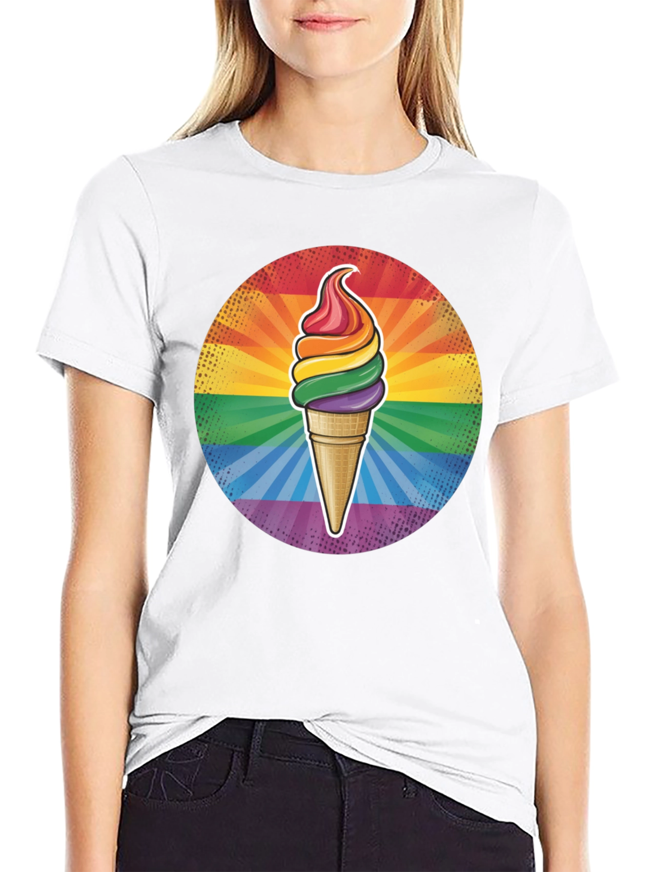 Pride Ice Cream Cone Tee