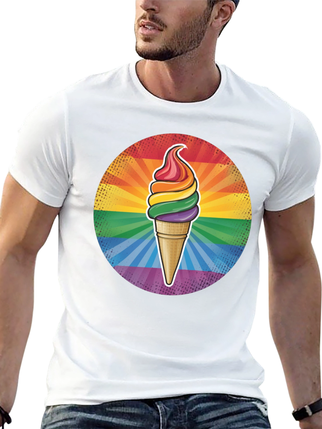 Pride Ice Cream Cone Tee