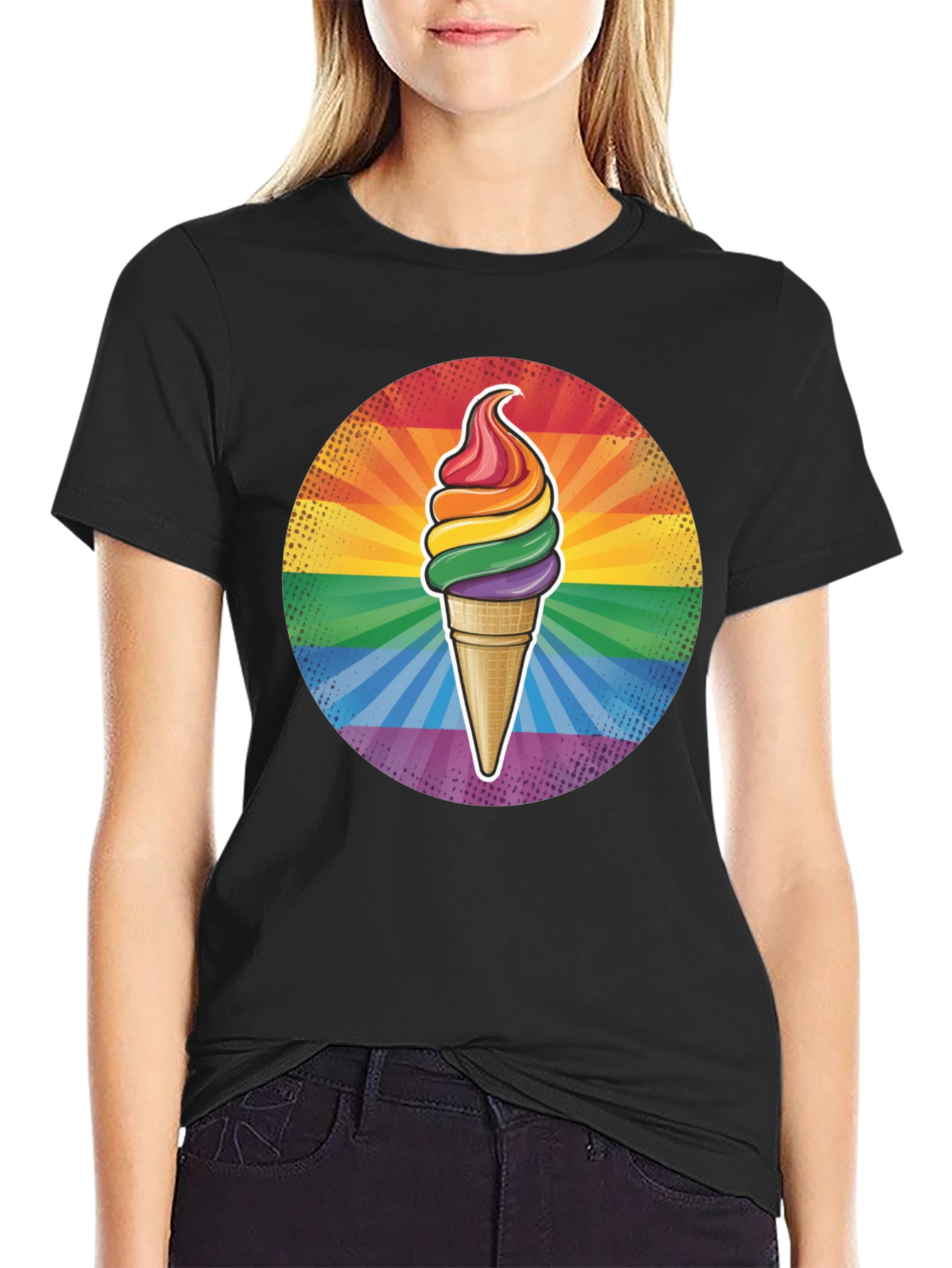 Pride Ice Cream Cone Tee