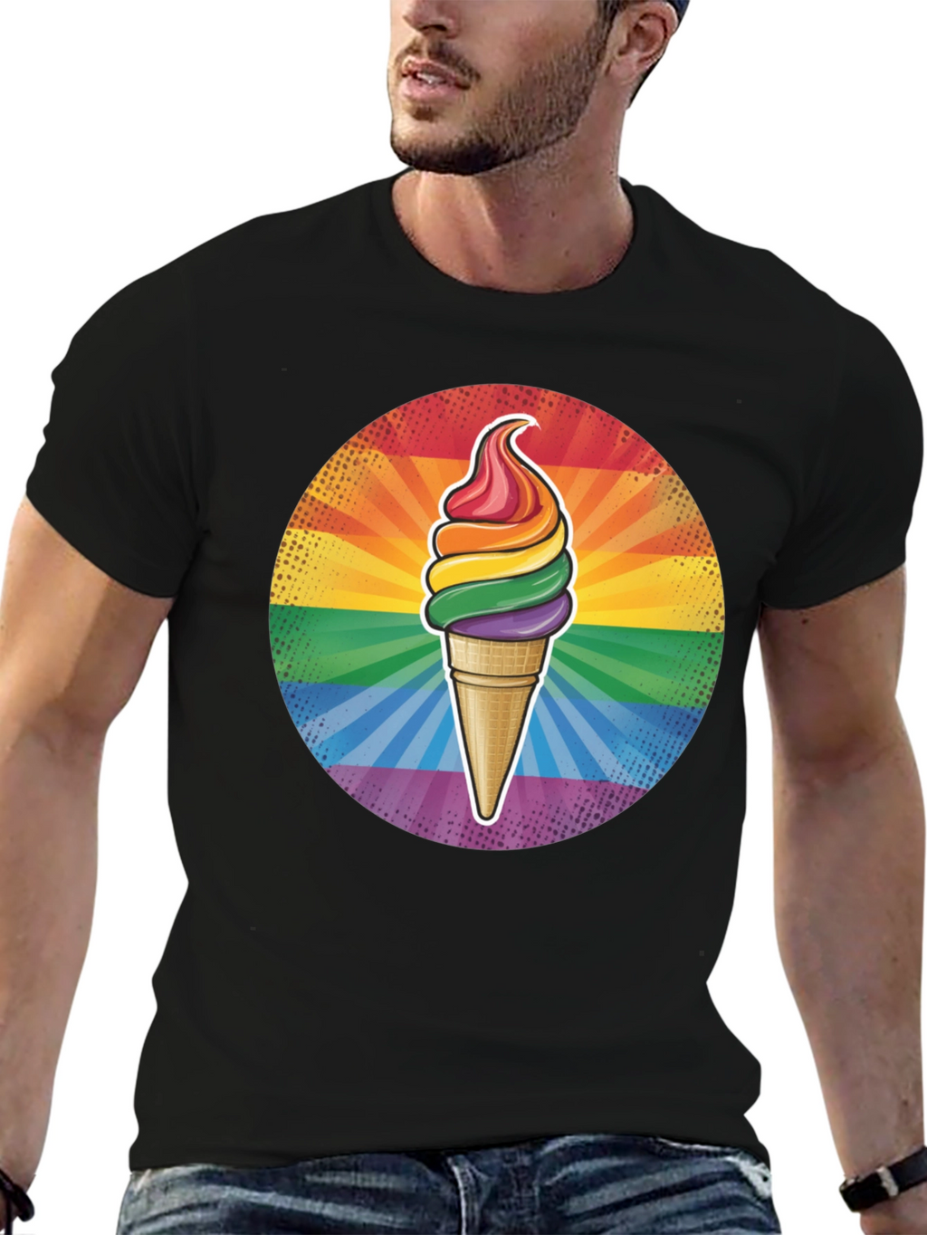 Pride Ice Cream Cone Tee