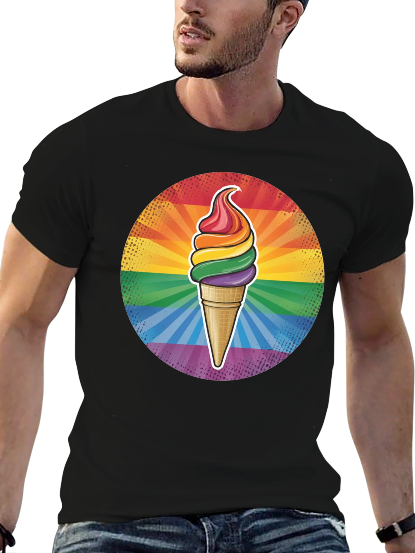 Pride Ice Cream Cone Tee