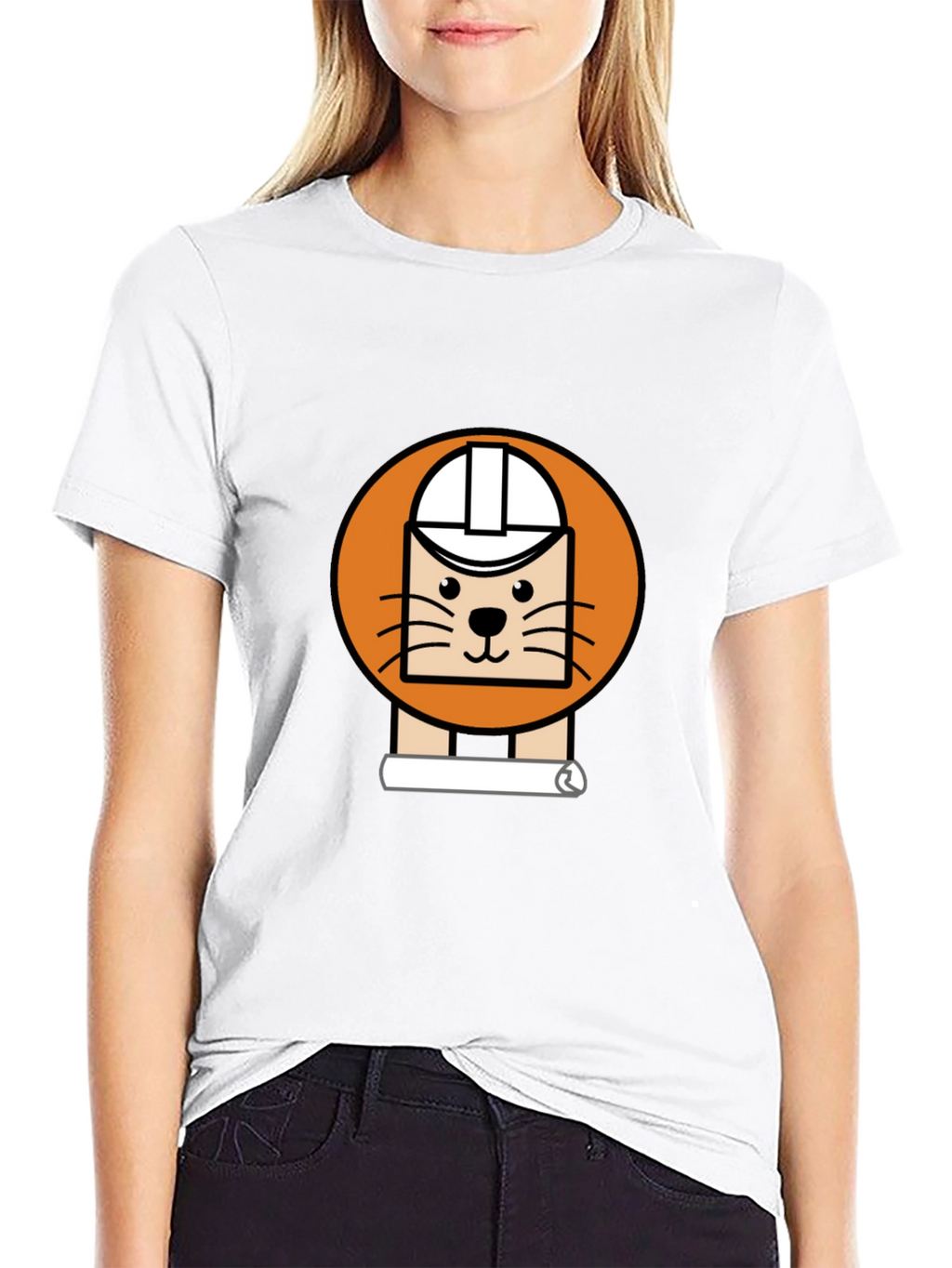 Engineer Cat Tee - Architect Feline Humor