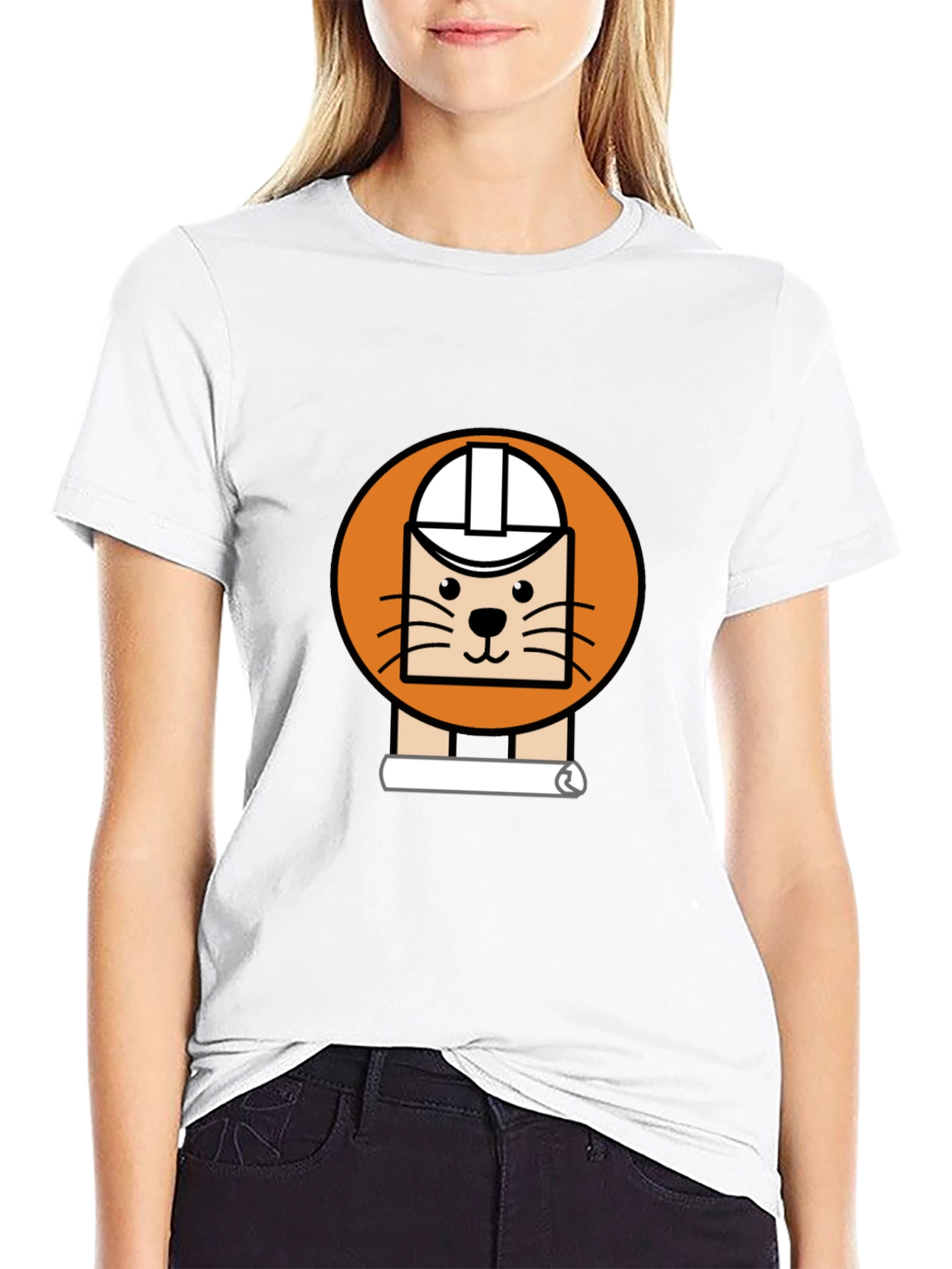 Engineer Cat Tee - Architect Feline Humor