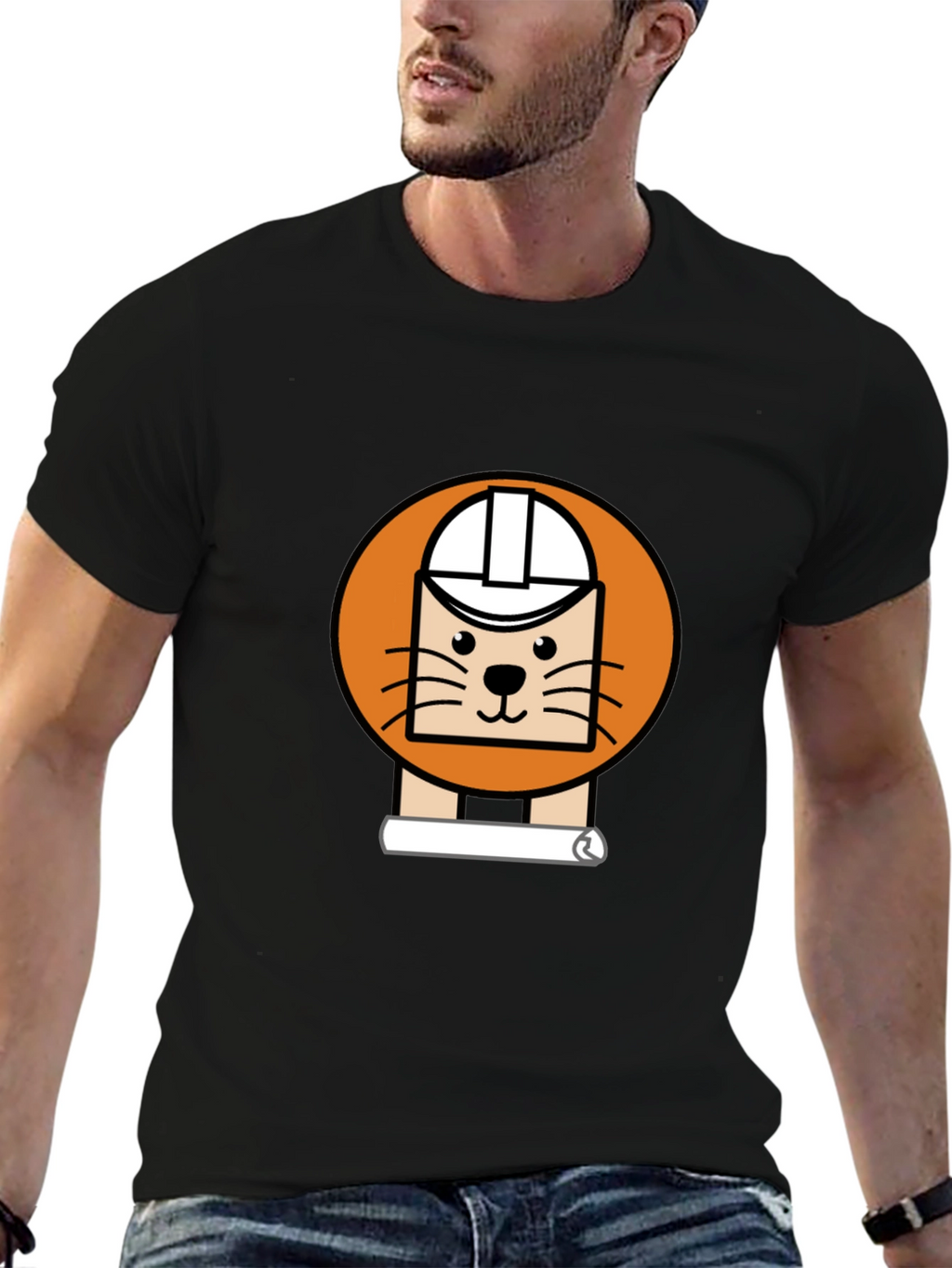 Engineer Cat Tee - Architect Feline Humor