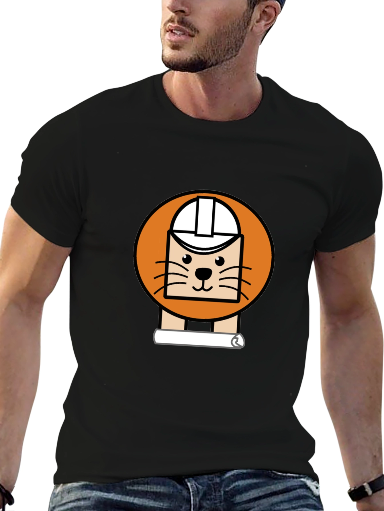 Engineer Cat Tee - Architect Feline Humor