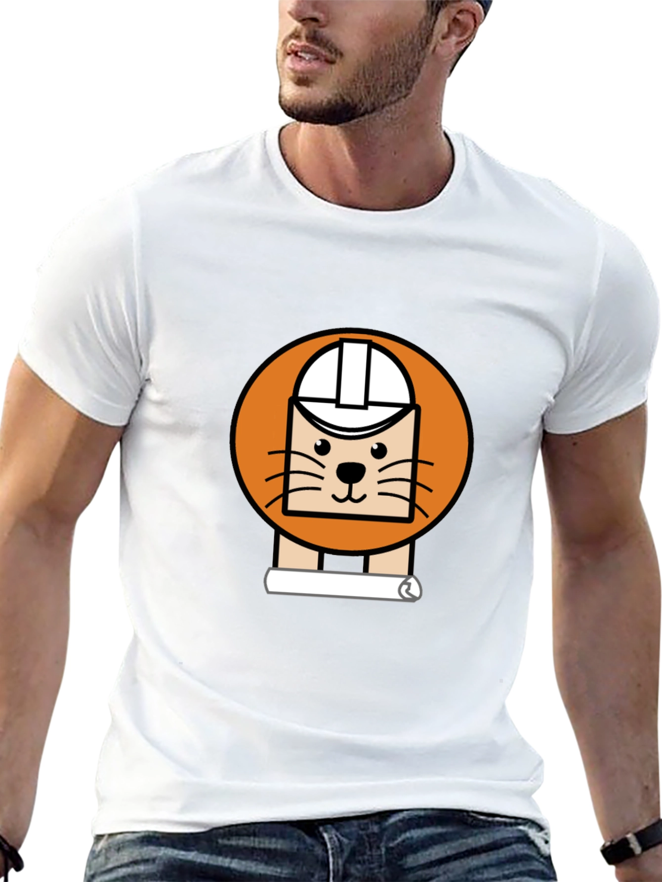 Engineer Cat Tee - Architect Feline Humor