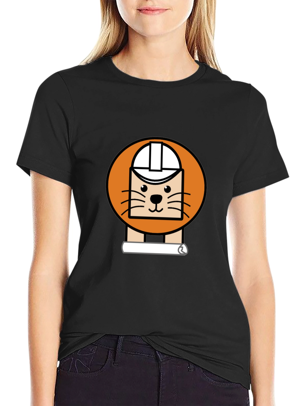 Engineer Cat Tee - Architect Feline Humor