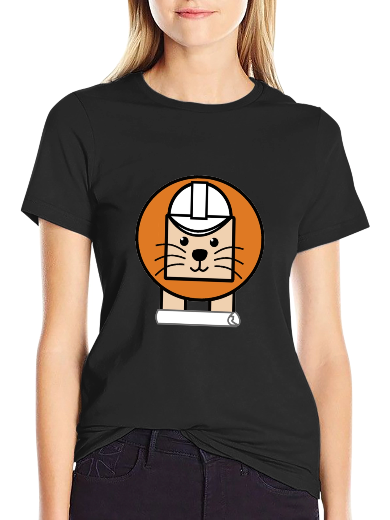 Engineer Cat Tee - Architect Feline Humor