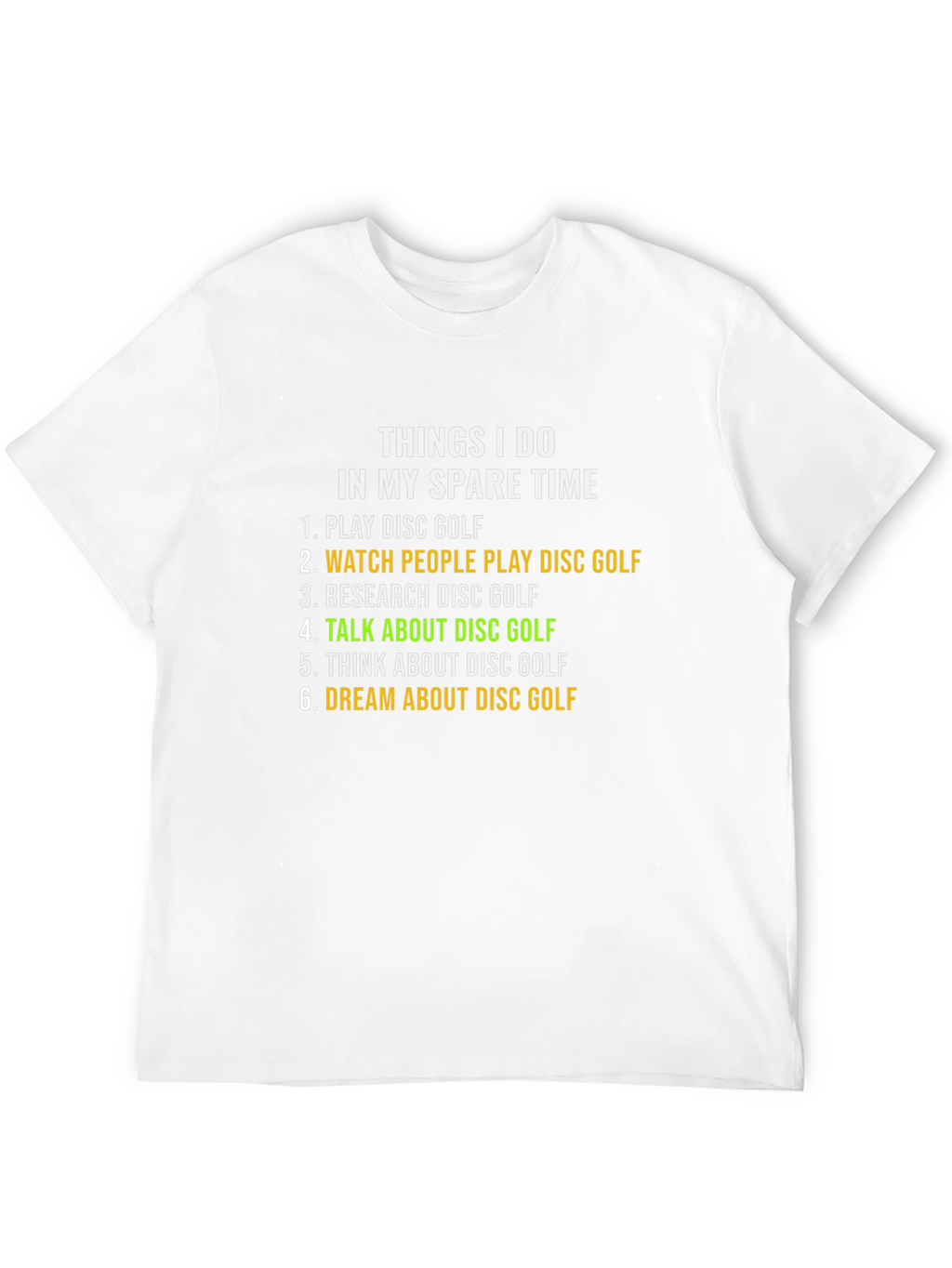 Disc Golf Spare Time Hobby T-Shirt