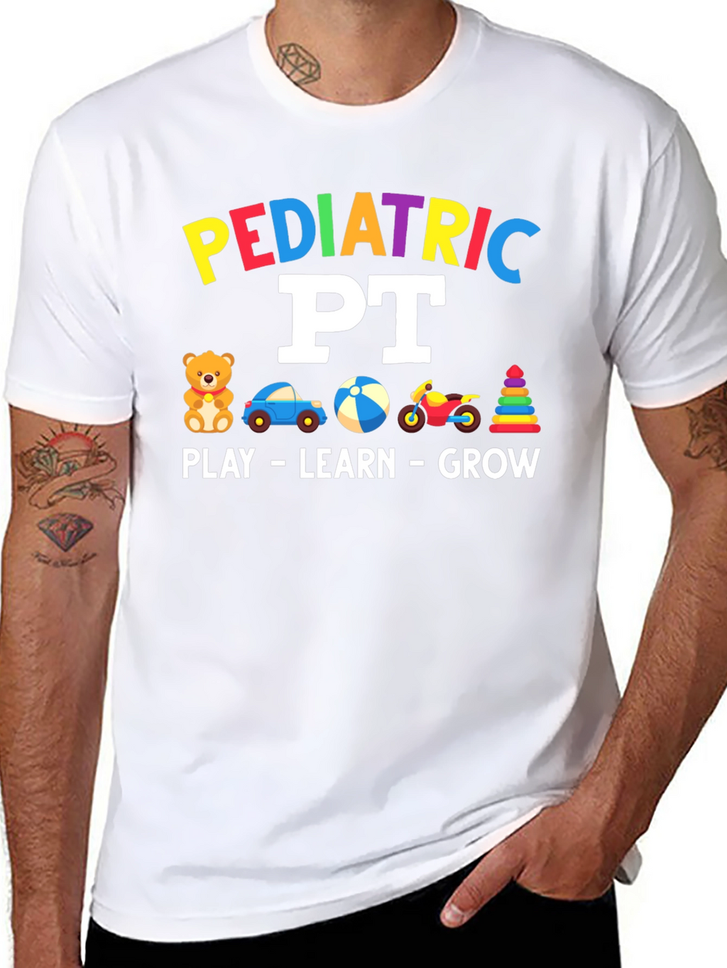 Pediatric PT T-Shirt - Play Learn Grow