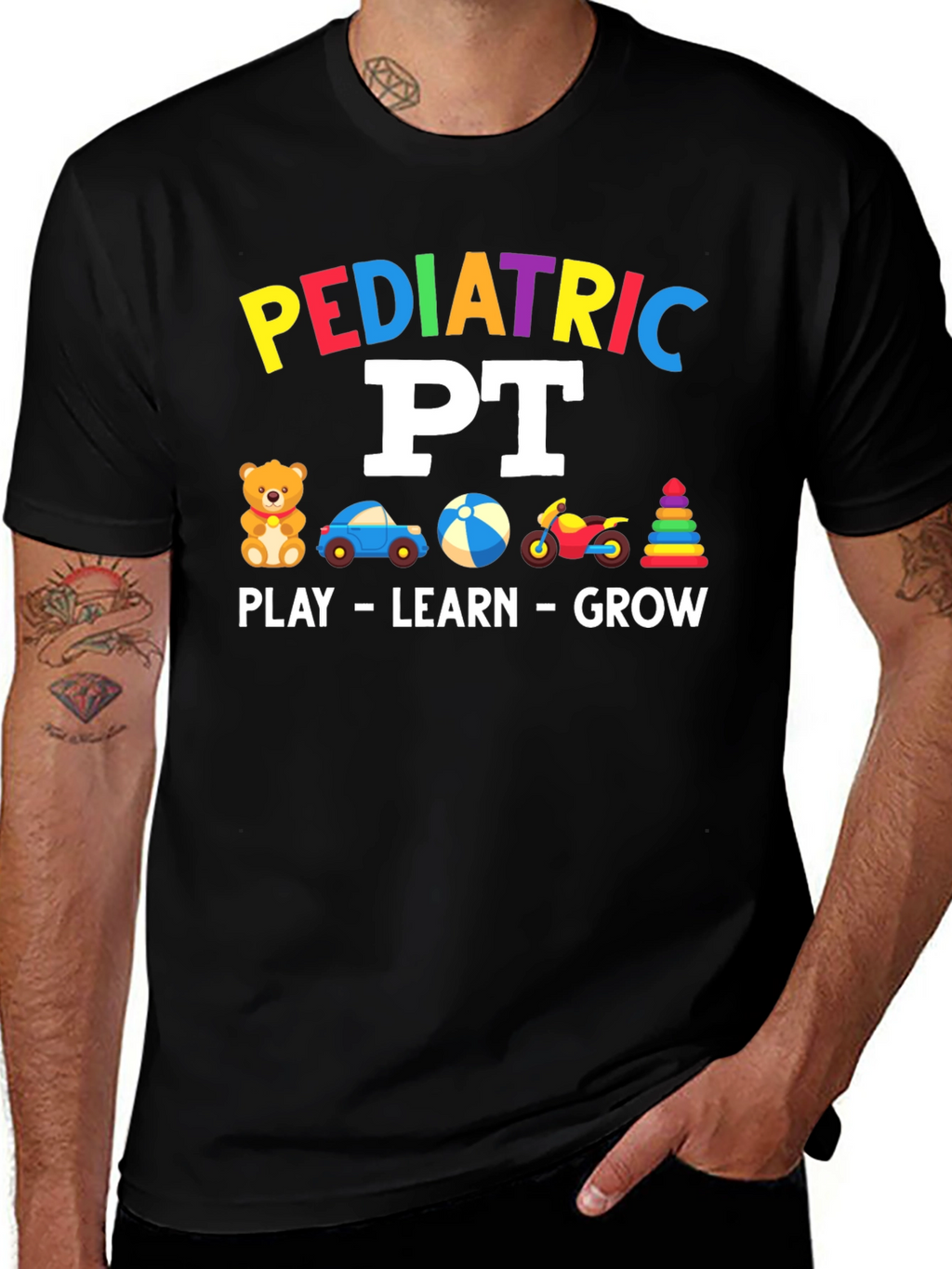 Pediatric PT T-Shirt - Play Learn Grow
