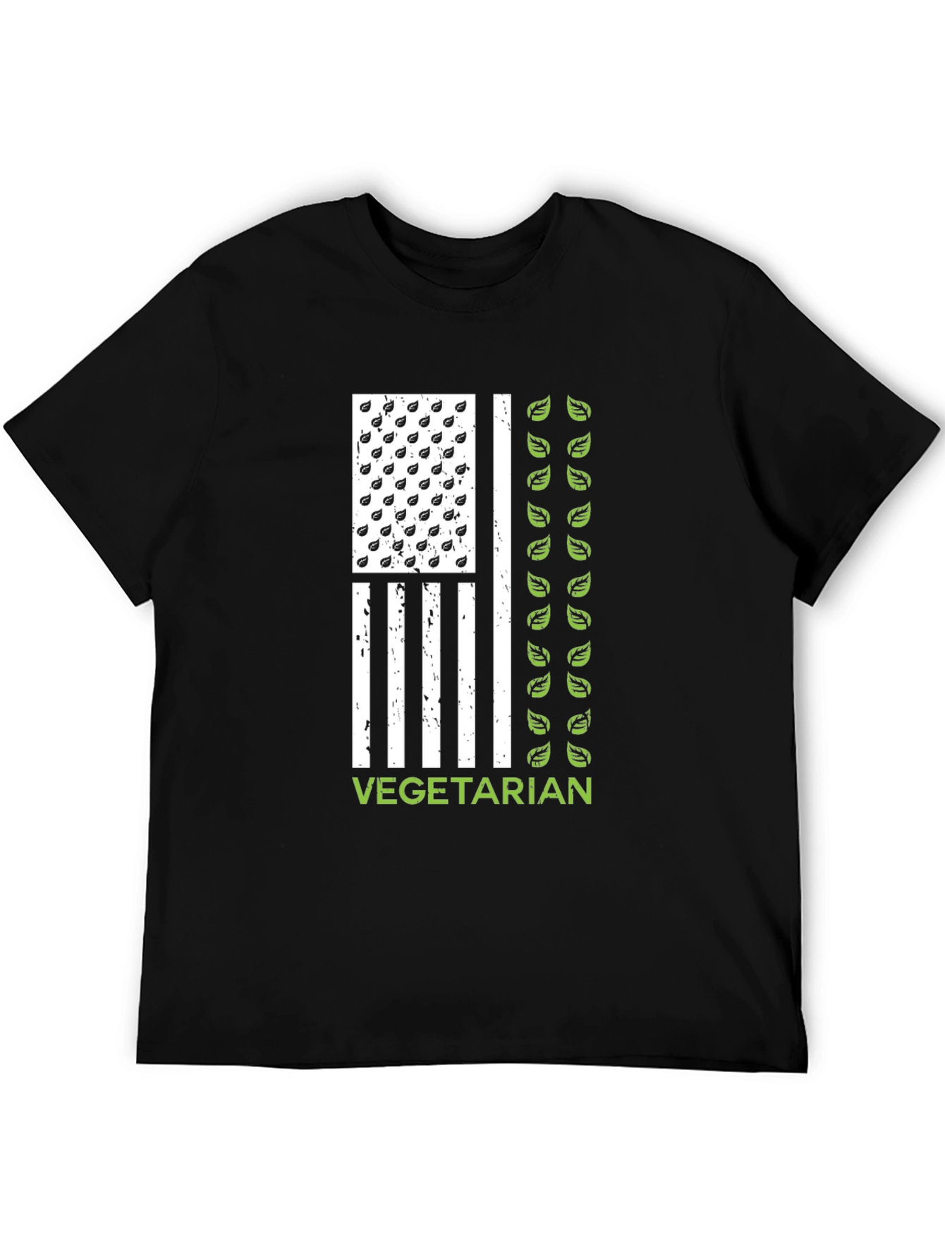 Vegetarian American Flag Graphic Tee