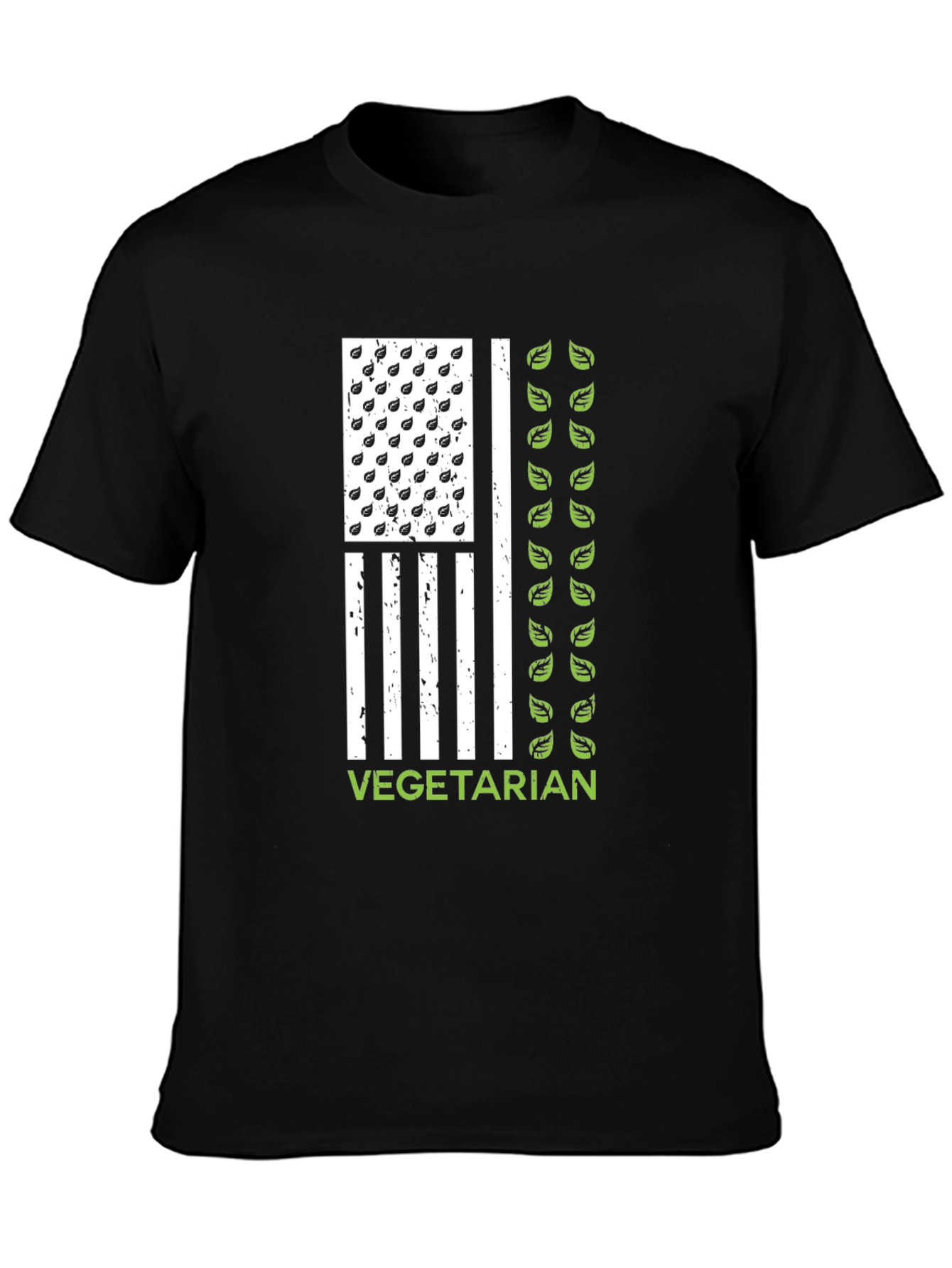 Vegetarian American Flag Graphic Tee