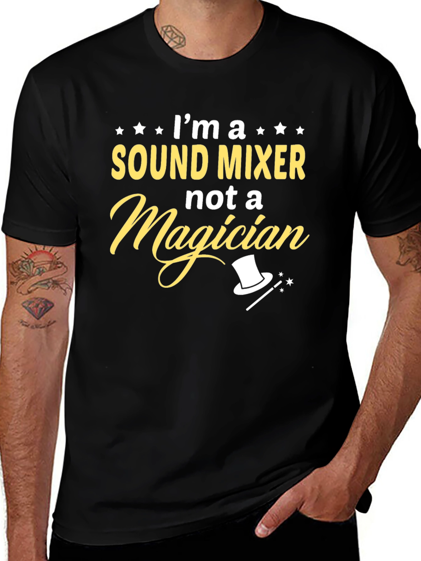 Sound Mixer Not a Magician T-Shirt
