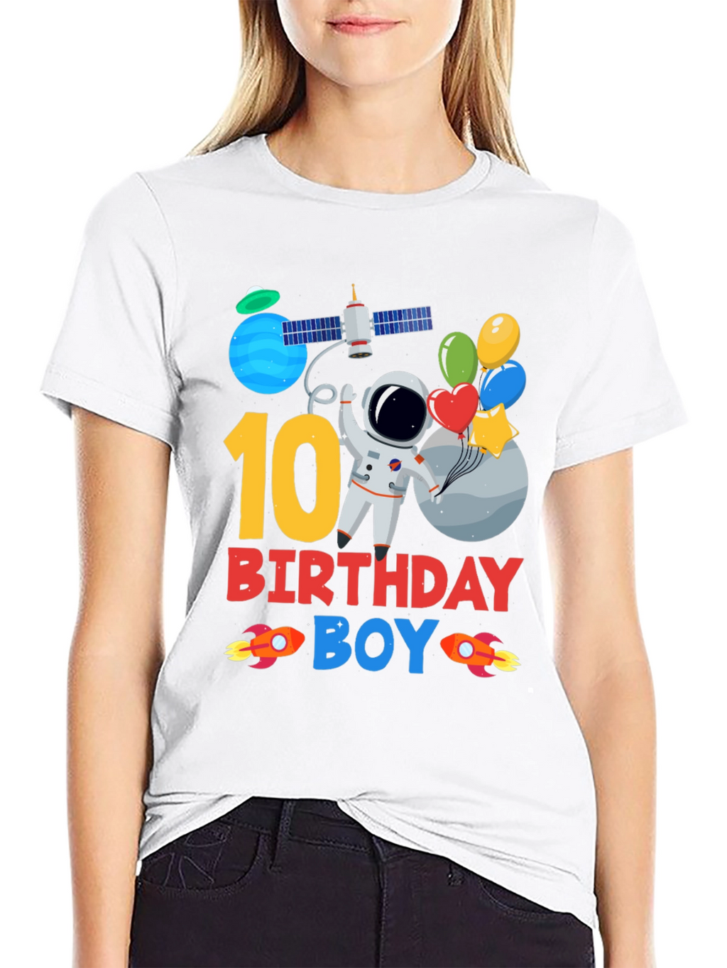 10th Birthday Astronaut Boys T-Shirt
