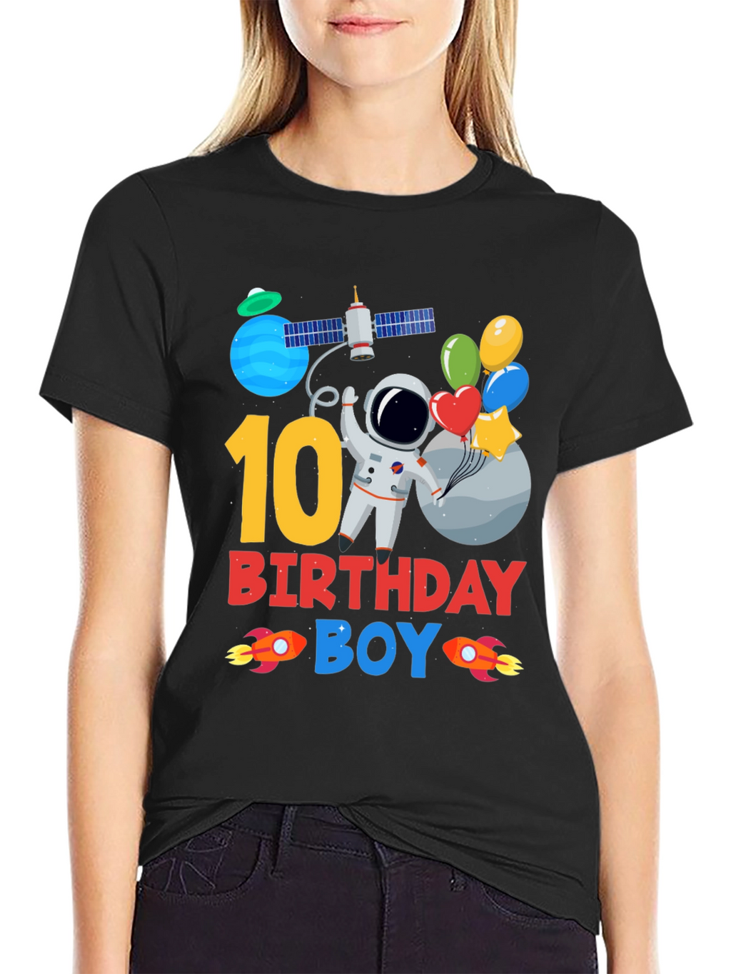 10th Birthday Astronaut Boys T-Shirt