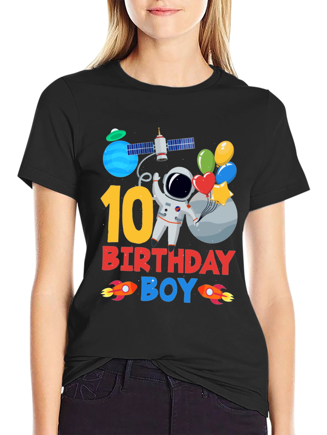 10th Birthday Astronaut Boys T-Shirt