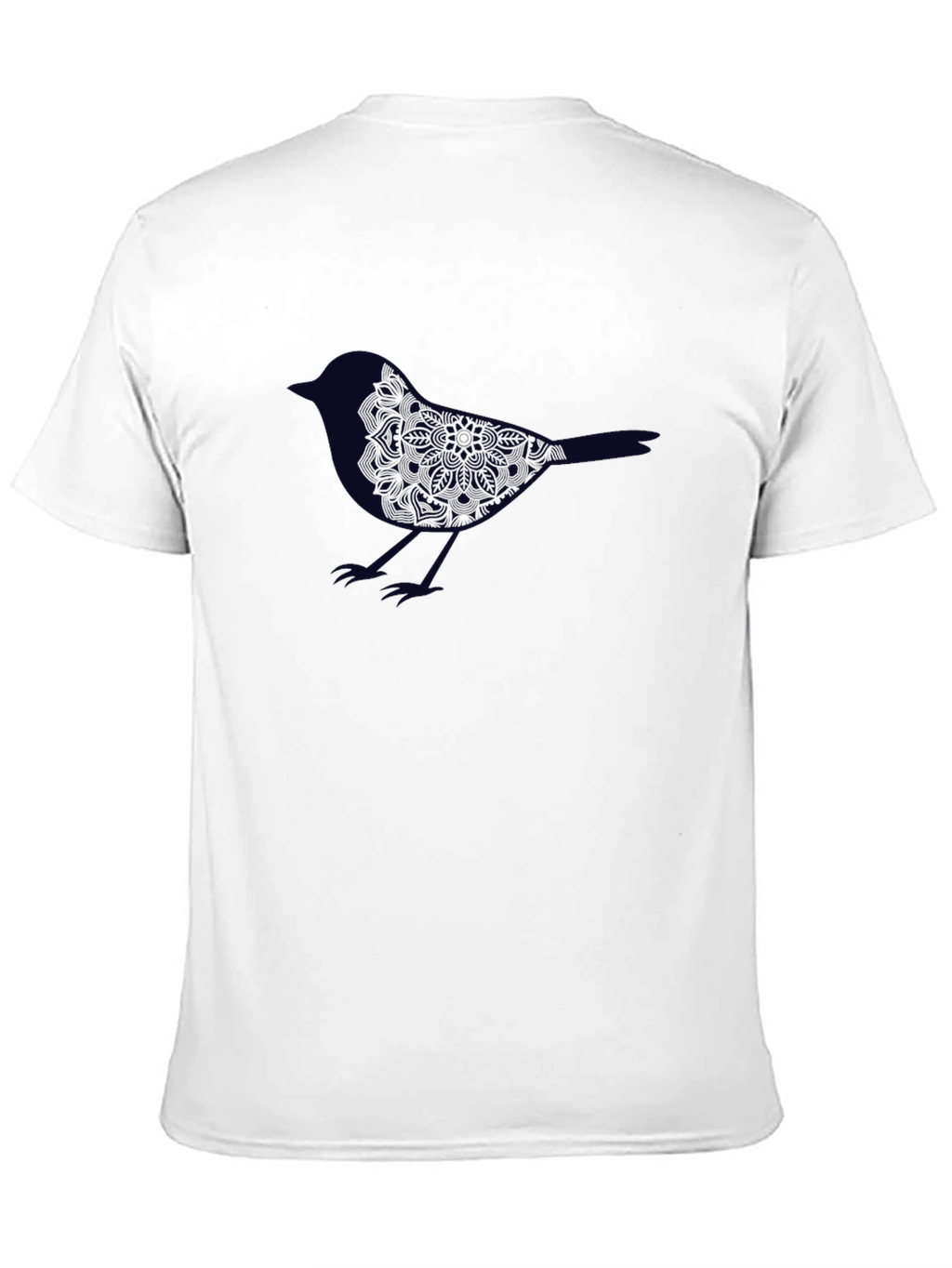 Bird Graphic Tee - Stylish Mens Black T-Shirt