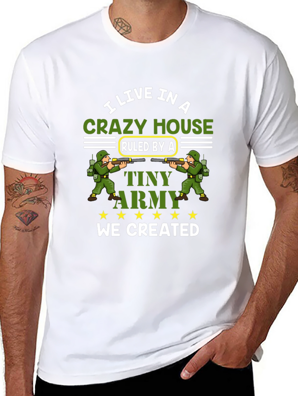 Crazy House Tiny Army T-Shirt