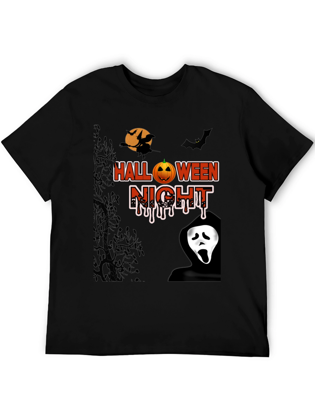 Halloween Night Graphic T-Shirt