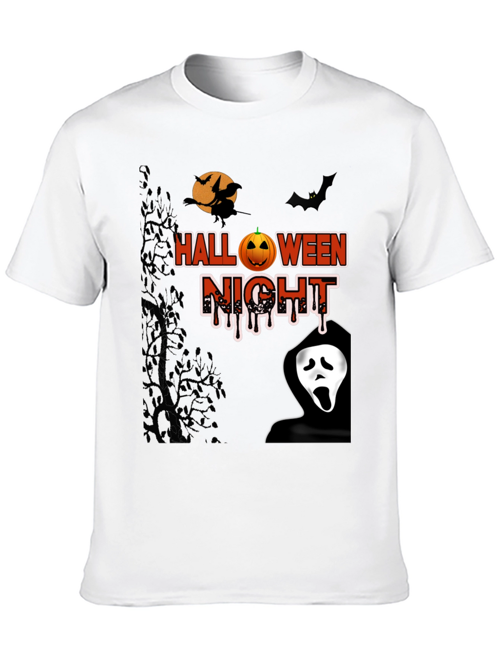 Halloween Night Graphic T-Shirt