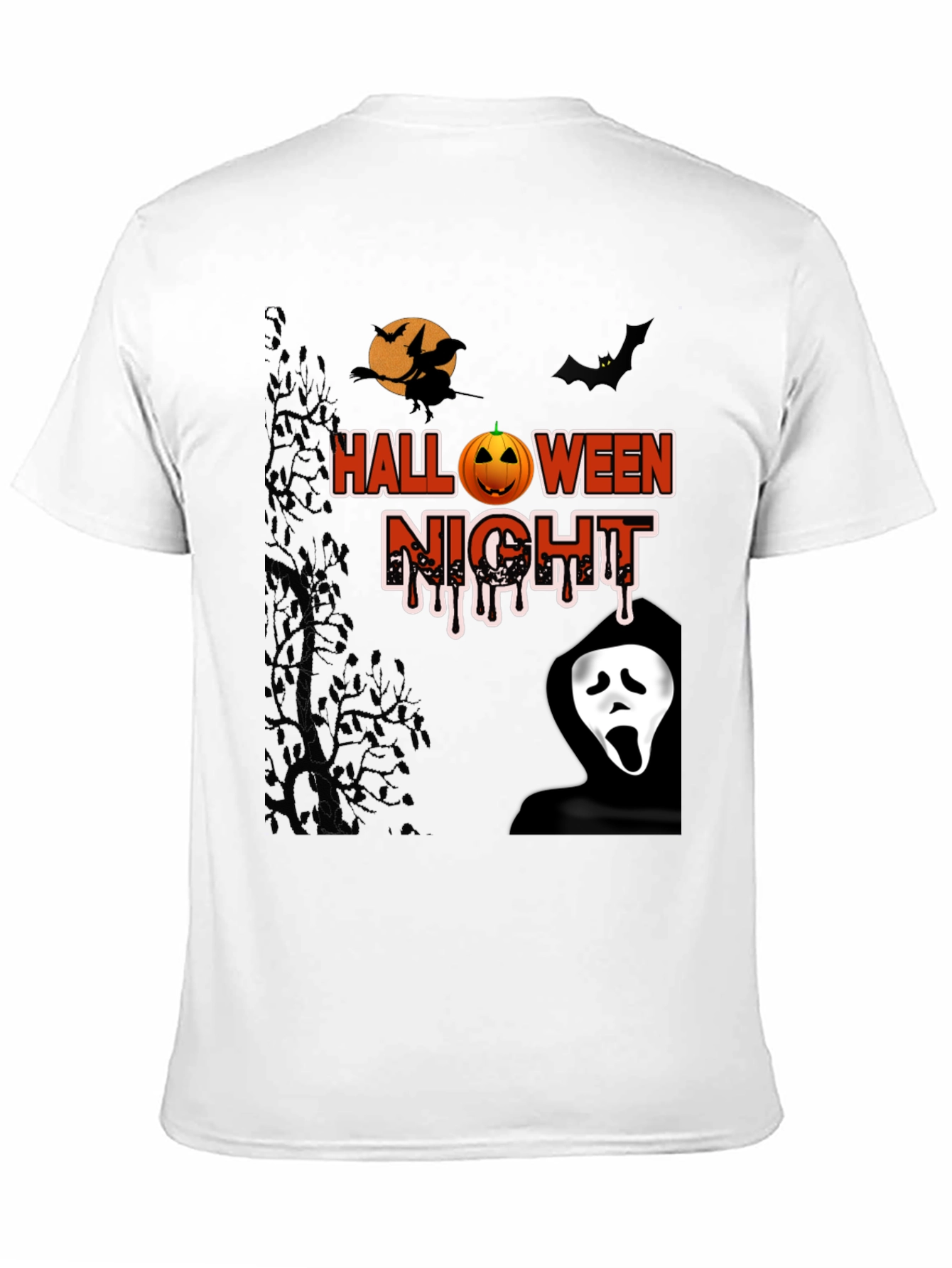Halloween Night Graphic T-Shirt