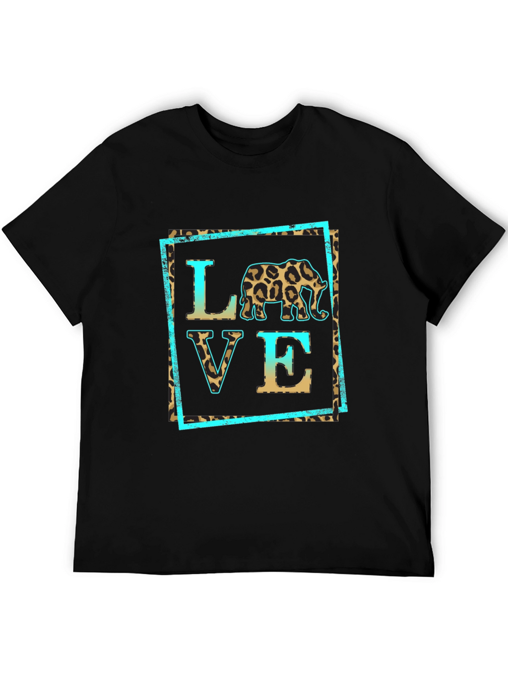 Leopard Elephant Love T-Shirt