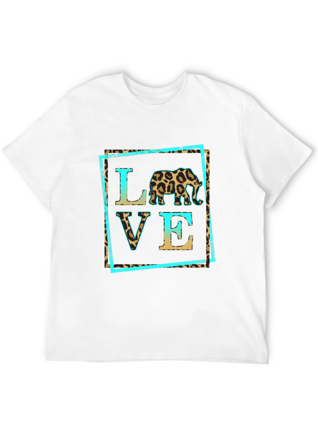 Leopard Elephant Love T-Shirt