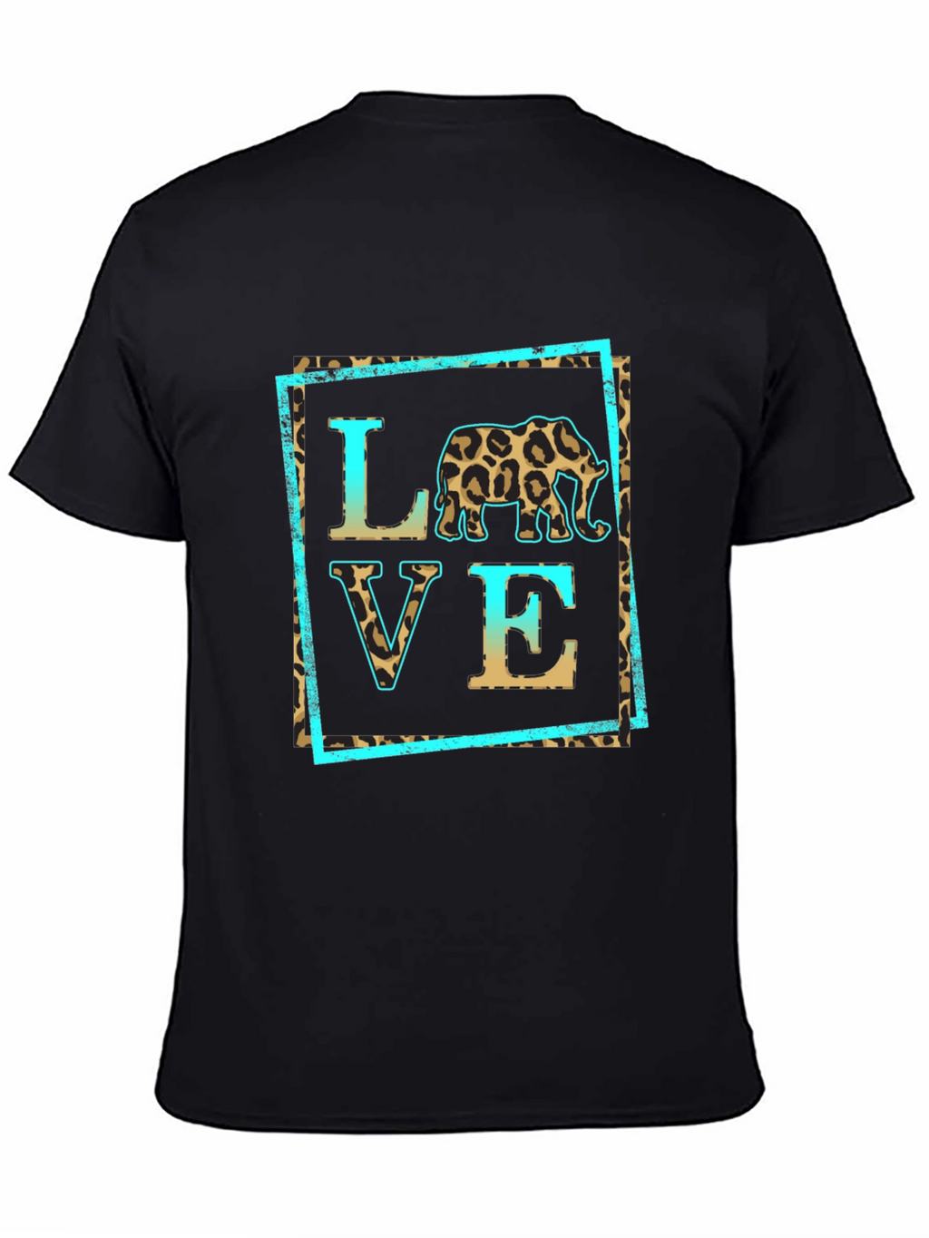 Leopard Elephant Love T-Shirt