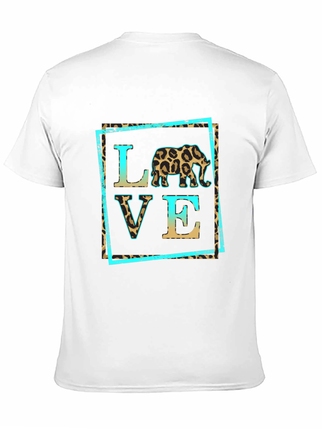 Leopard Elephant Love T-Shirt