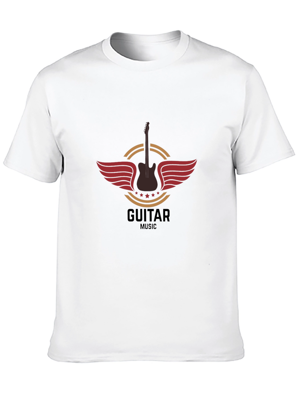 Guitar Music T-Shirt - Black Graphic Tee
