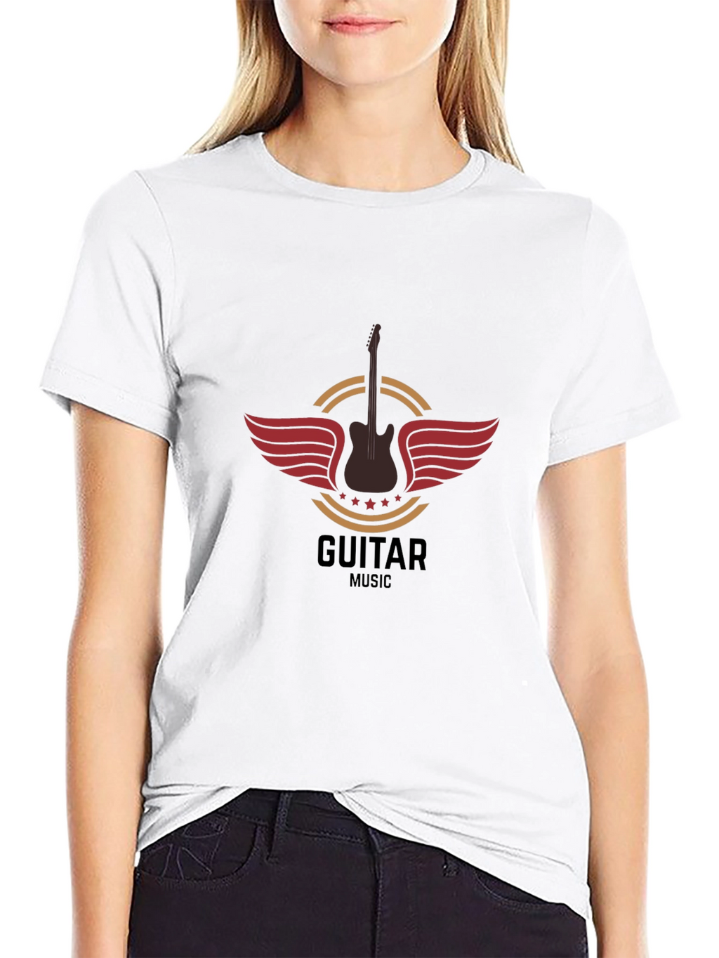 Guitar Music T-Shirt - Black Graphic Tee
