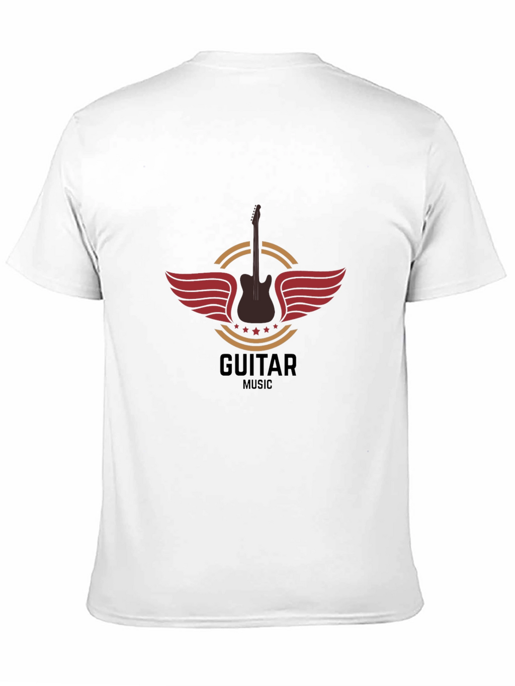 Guitar Music T-Shirt - Black Graphic Tee